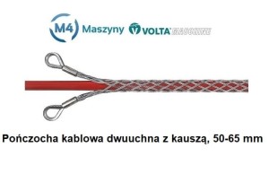 Pończocha opończa kablowa 50-65 mm, dwuuchna z kauszą